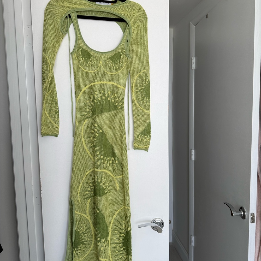 House of Sunny Kiwi Dress + Matching Shrug Set